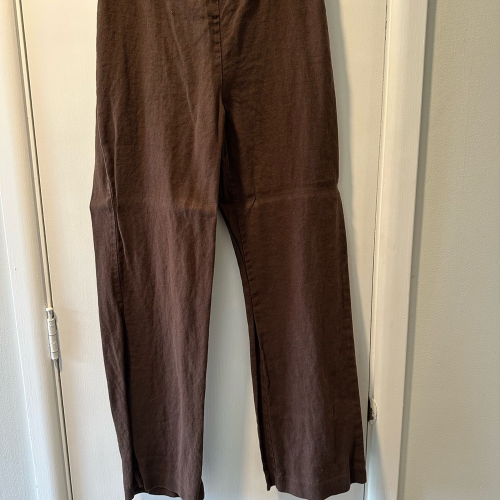 Chico's Women's Straight Leg Pants in Deep Brown